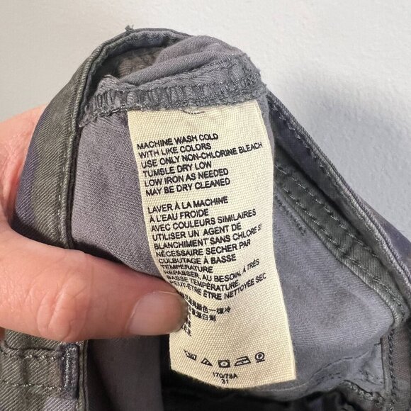 Anthropologie The Wanderer Shorts Size 31 Camo Button Fly Casual Military - Picture 8 of 9